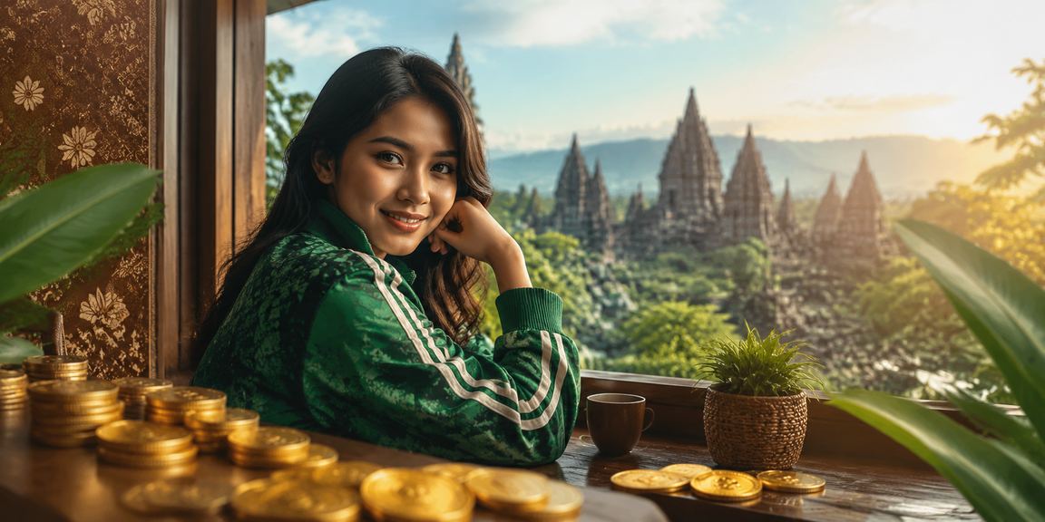 Pengguna xhamster2 menikmati kopi sambil mengecek notifikasi pengumuman cashback