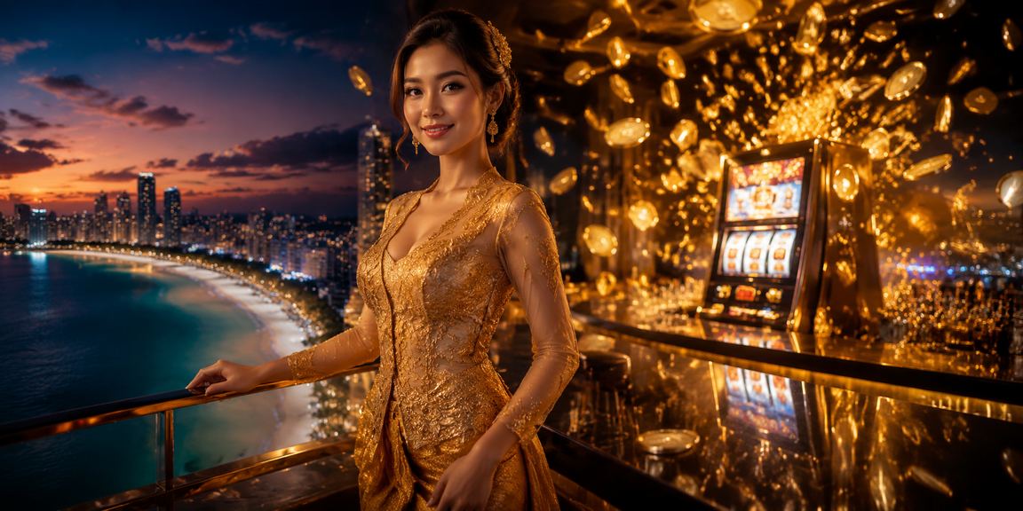 Tampilan game slot xhamster2 dengan tema pantai yang cerah